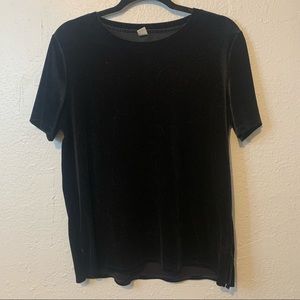 Old Navy Crushed Velvet Basic Tee